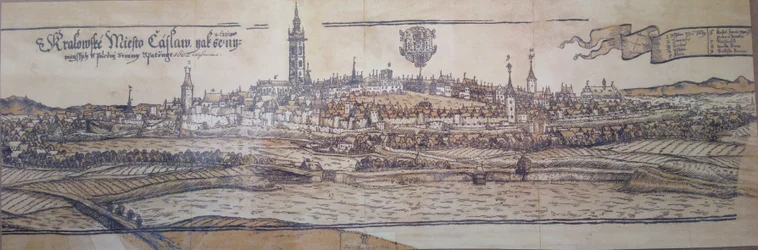 Ansicht von Čáslav aus dem Jahr 1602